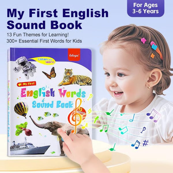 🔥LAST DAY 50%OFF🔥My First English Sound Toy | Toddler 1-6 Year Old