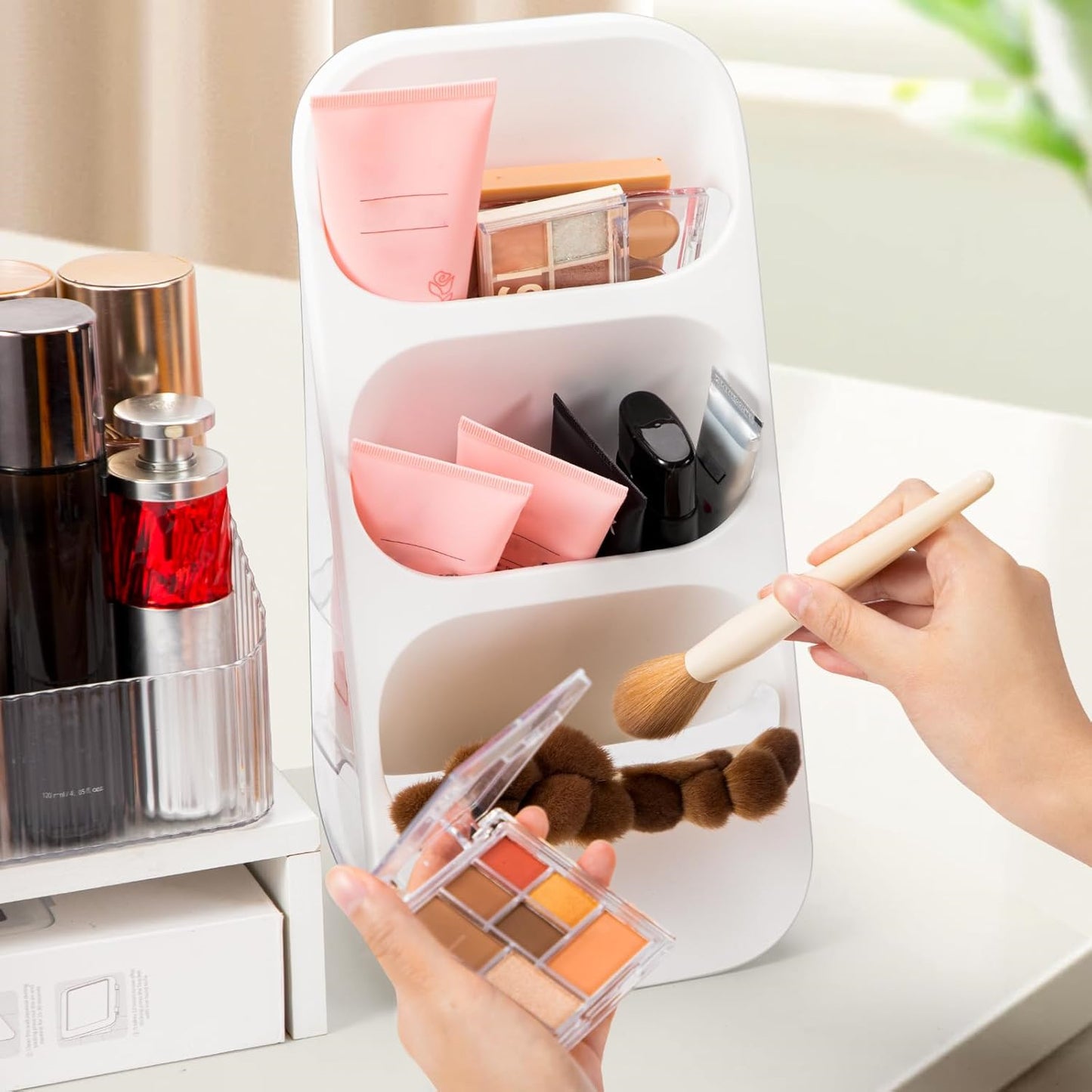 💥 New for 2025 💕 Makeup Brush Holder Organizer