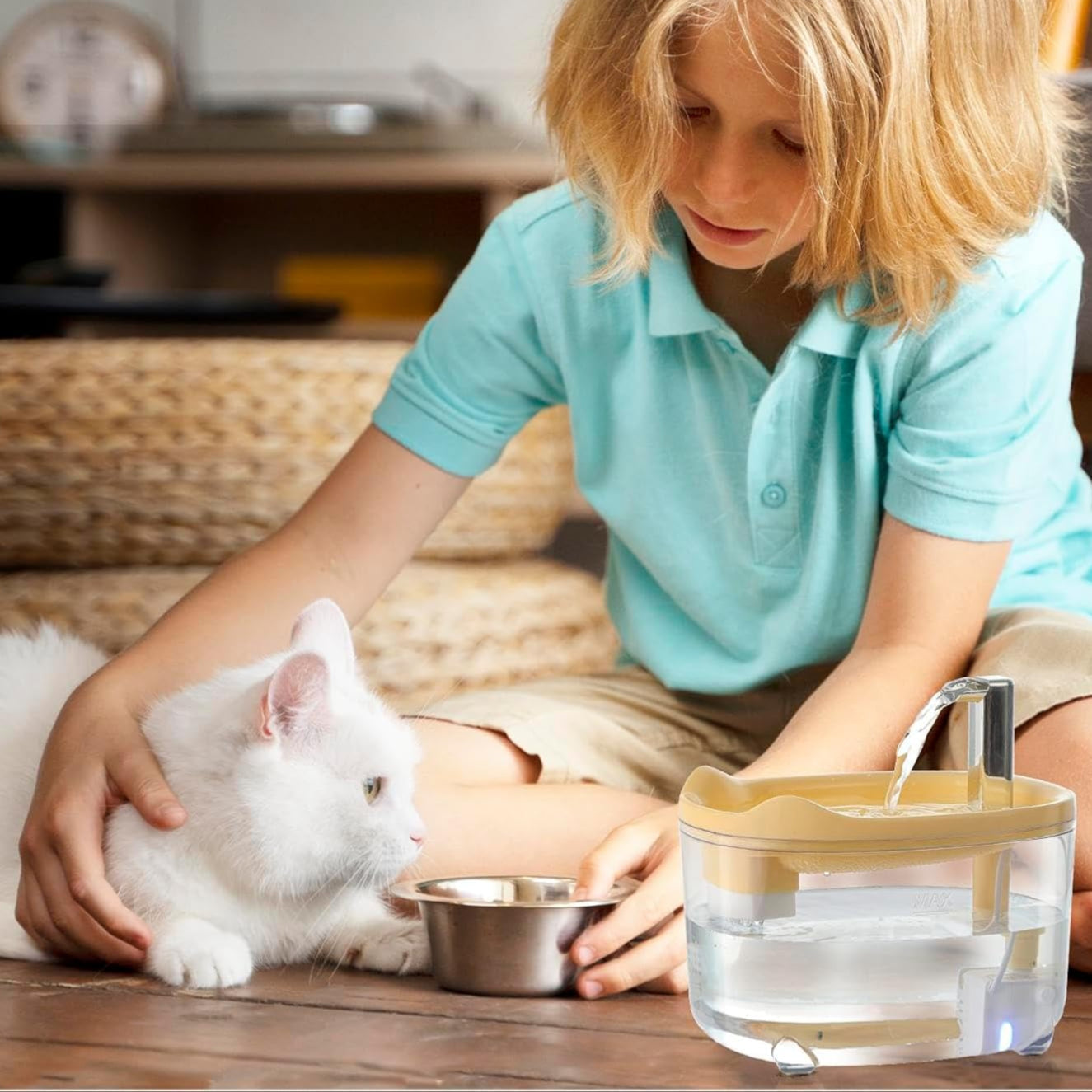 Pet Water Fountain for Cats Kitten Dogs