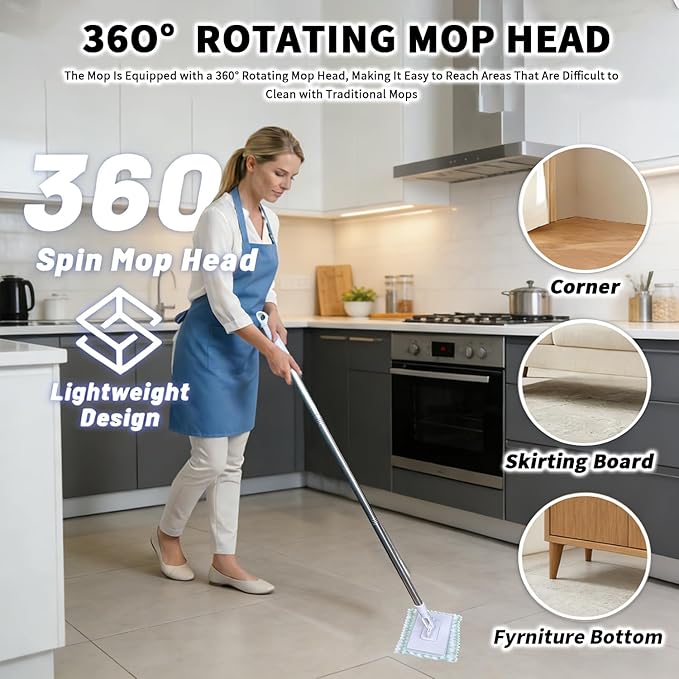 1 Mop + 3 cloths