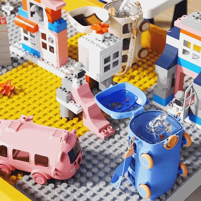 💥 Hot Sale 🌟 500ml bus water bottle with detachable straw