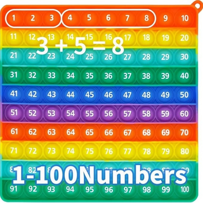 ⏰ Super Discount 🎉 Press Bubble Math Sensory Toy