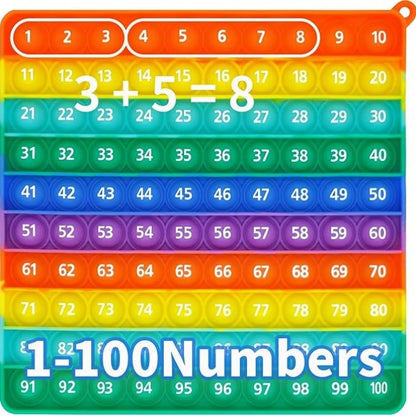 ⏰ Super Discount 🎉 Press Bubble Math Sensory Toy
