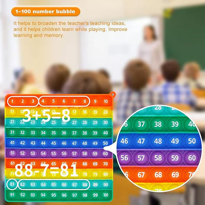 ⏰ Super Discount 🎉 Press Bubble Math Sensory Toy