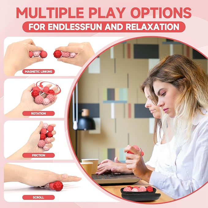 💥 Hot Sale 🌟 Silicone magnetic stress ball toy