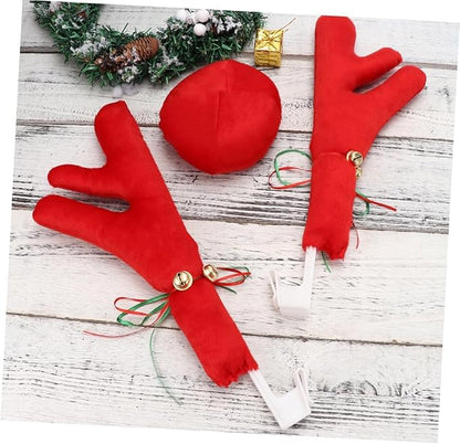 🎁 Holiday Special 🦌 Funny Christmas Car Antlers Decoration