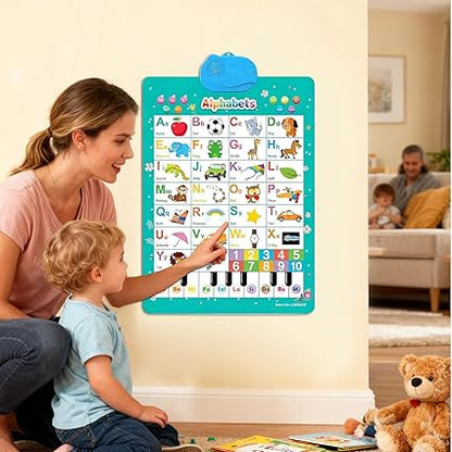 ⏰ Super Discount 🌟  Children's interactive talking wall chart