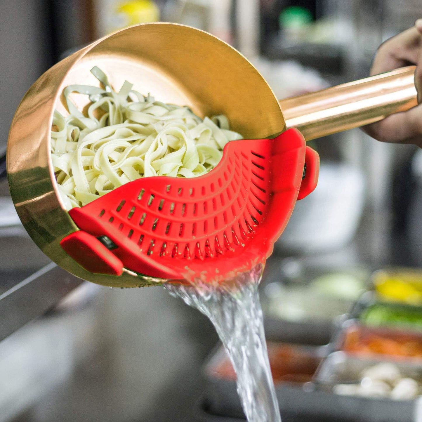 Heat Resistant Silicone Strainer
