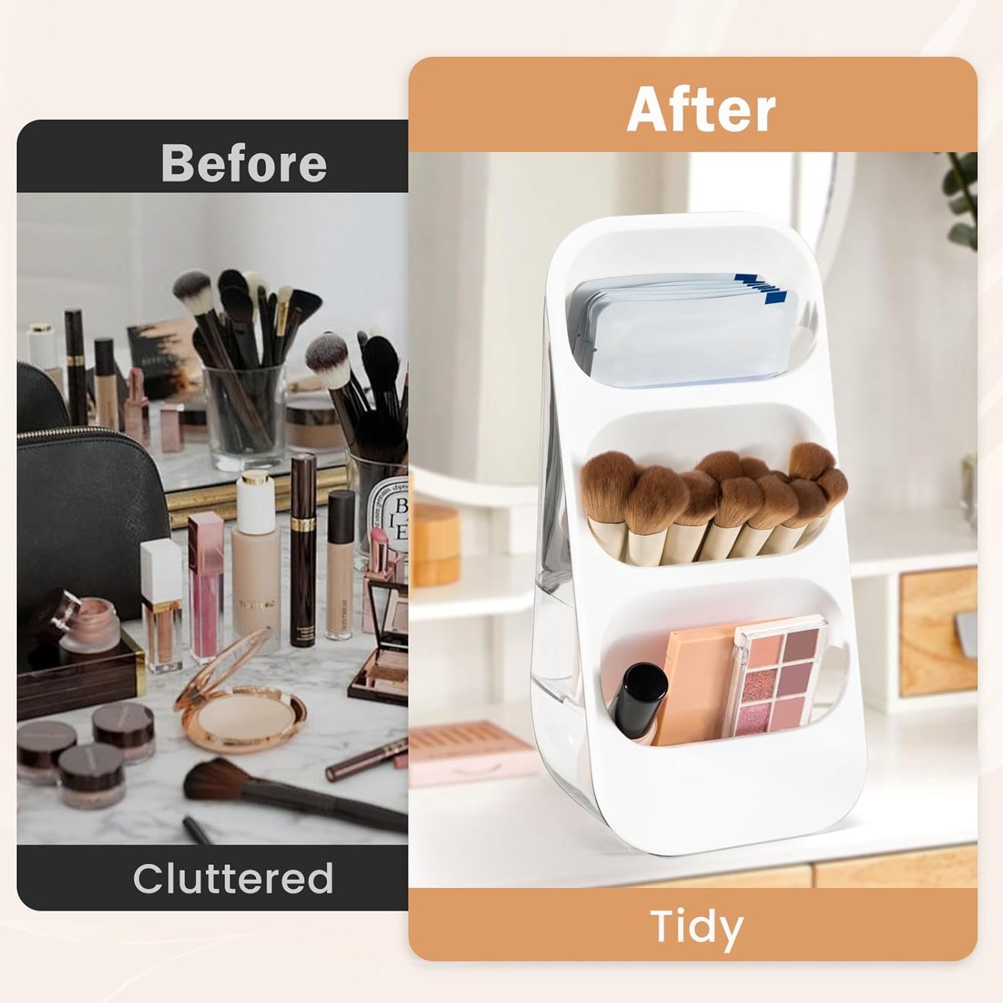 💥 New for 2025 💕 Makeup Brush Holder Organizer