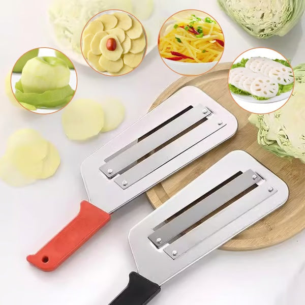 💥 Hot Sale 🌟 Stainless Steel Double-layer Slicer