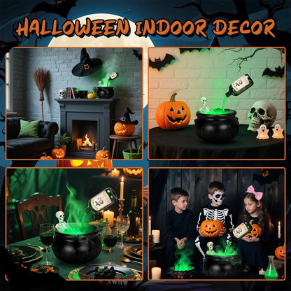 Magical Halloween Cauldron Decor Set