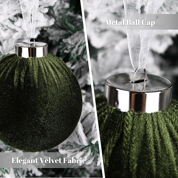 🎁Holiday Special 50% OFF🎄15 decorative velvet balls