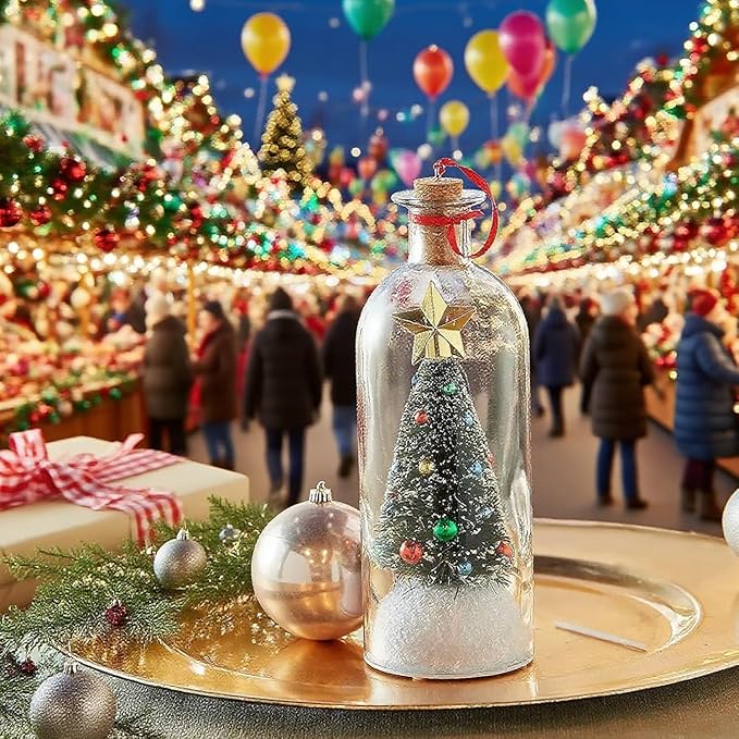 🎁 Holiday Special 🎄 Recordable Christmas Tree in a Bottle