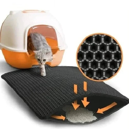 🎅Christmas Season Gift Idea 🎁 Non-Slip Cat Litter Mat 🐱