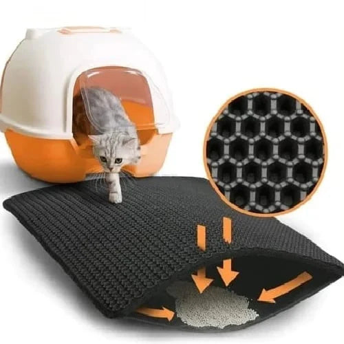 🎅Christmas Season Gift Idea 🎁 Non-Slip Cat Litter Mat 🐱