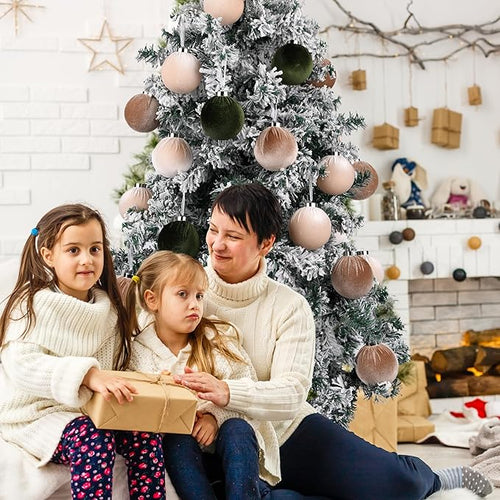 🎁Holiday Special 50% OFF🎄15 decorative velvet balls