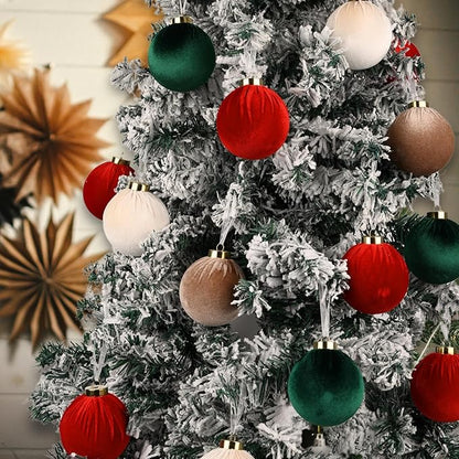 🎁Holiday Special 50% OFF🎄15 decorative velvet balls
