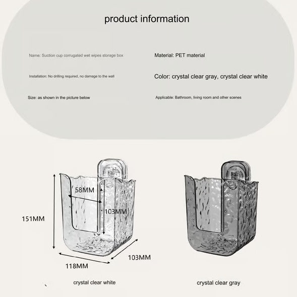 ⏰ Today's Specials ✨ Multifunctional anti-glue glacier pattern tissue box