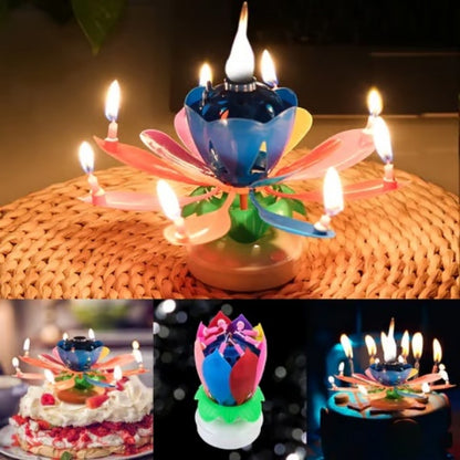 🎁 The Best Gift 🎉 Magic Flower Birthday Candle