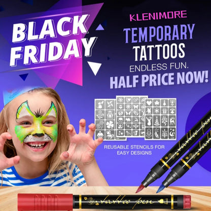 🎁 Holiday Special 🌈 KLENIMORE™ DIY temporary tattoo pen