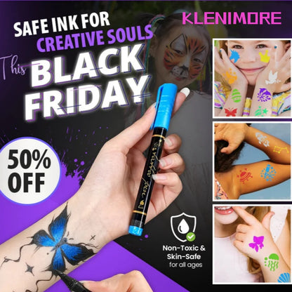 🎁 Holiday Special 🌈 KLENIMORE™ DIY temporary tattoo pen