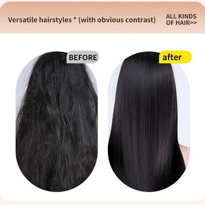 💥 Hot Sale 🌟 Mini cordless hair straightener with a copper heating plate for smooth styling