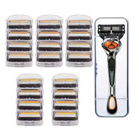 20 Razor heads + 1 Razor holder + 1 Storage case