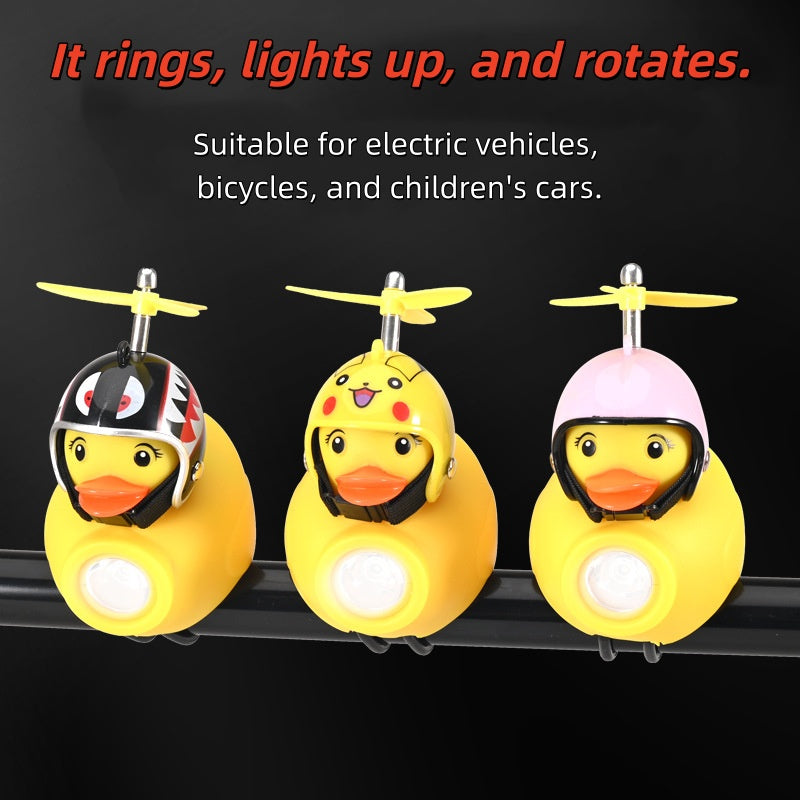 🎁 The Best Gift 🎉 A bicycle decorative duck that makes noise and lights up