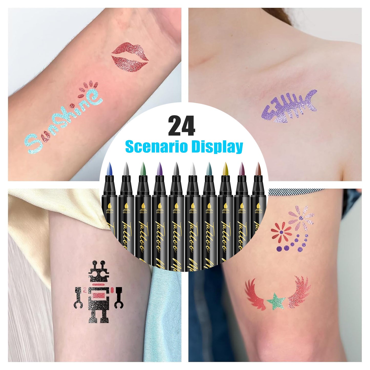 🎁 Holiday Special 🌈 KLENIMORE™ DIY temporary tattoo pen