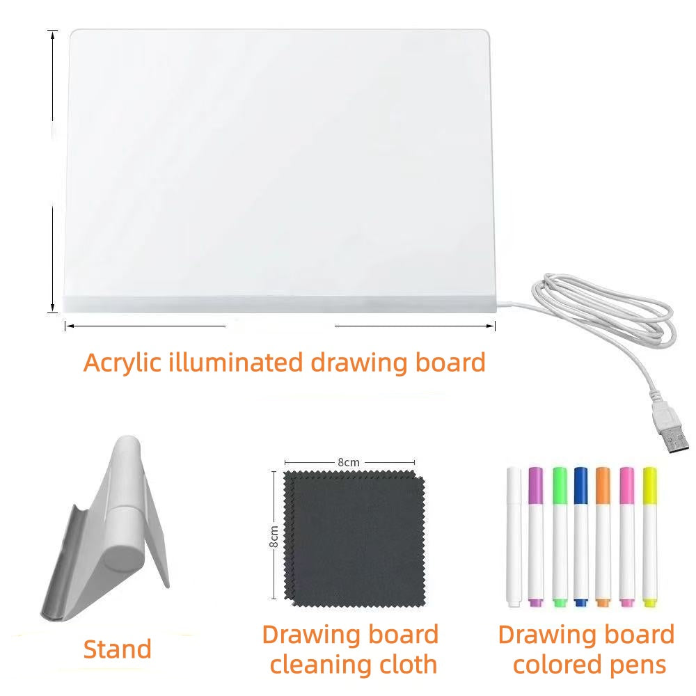 🎁 Holiday Special 50% OFF ✨ LED Note Board with Colors 🎨