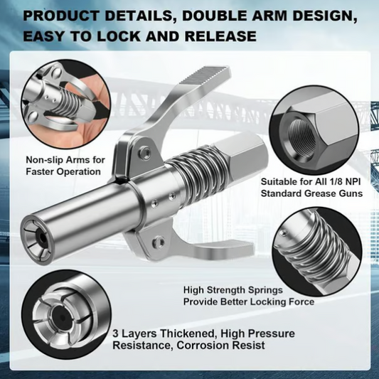 🔥2025 New Arrival🔥Leaking-proof Grease Tools Coupler