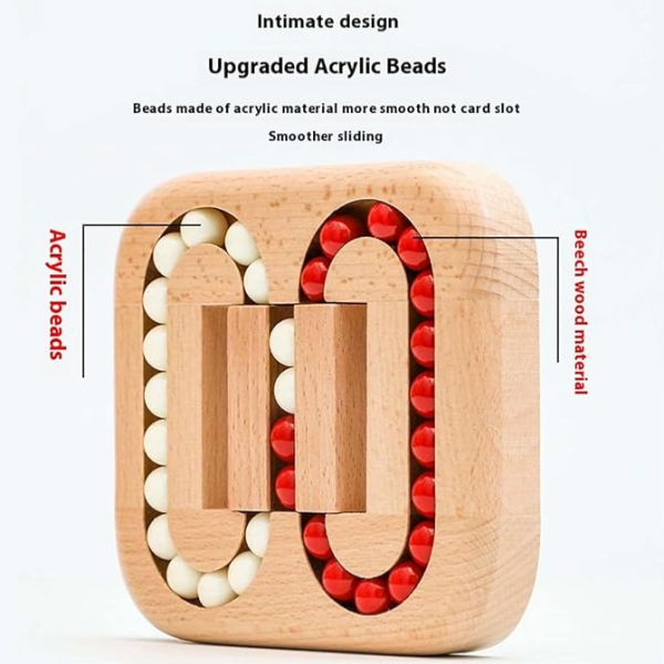 💥 The Best Gift 🎁 Rotating Magic Bean Fingertip Toy Wood Puzzles