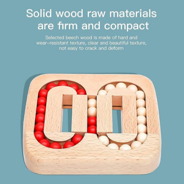 💥 The Best Gift 🎁 Rotating Magic Bean Fingertip Toy Wood Puzzles