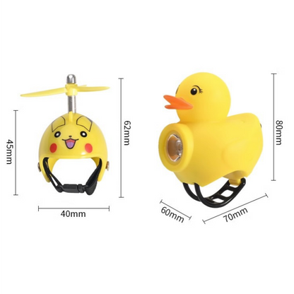 🎁 The Best Gift 🎉 A bicycle decorative duck that makes noise and lights up