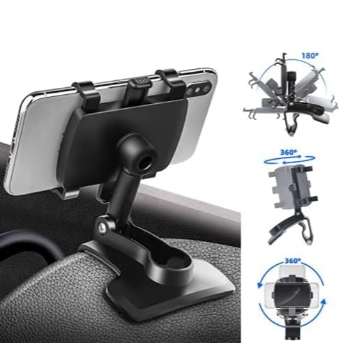 💥 Hot Sale 🌟 360 degree rotating car dashboard phone holder