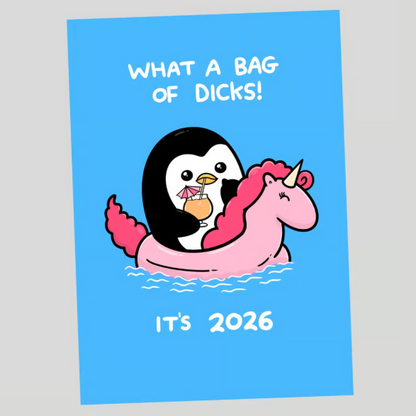 🌟 Wall Calendar 2026 📆 Offensively Cute & Unapologetically Fun! 🌞