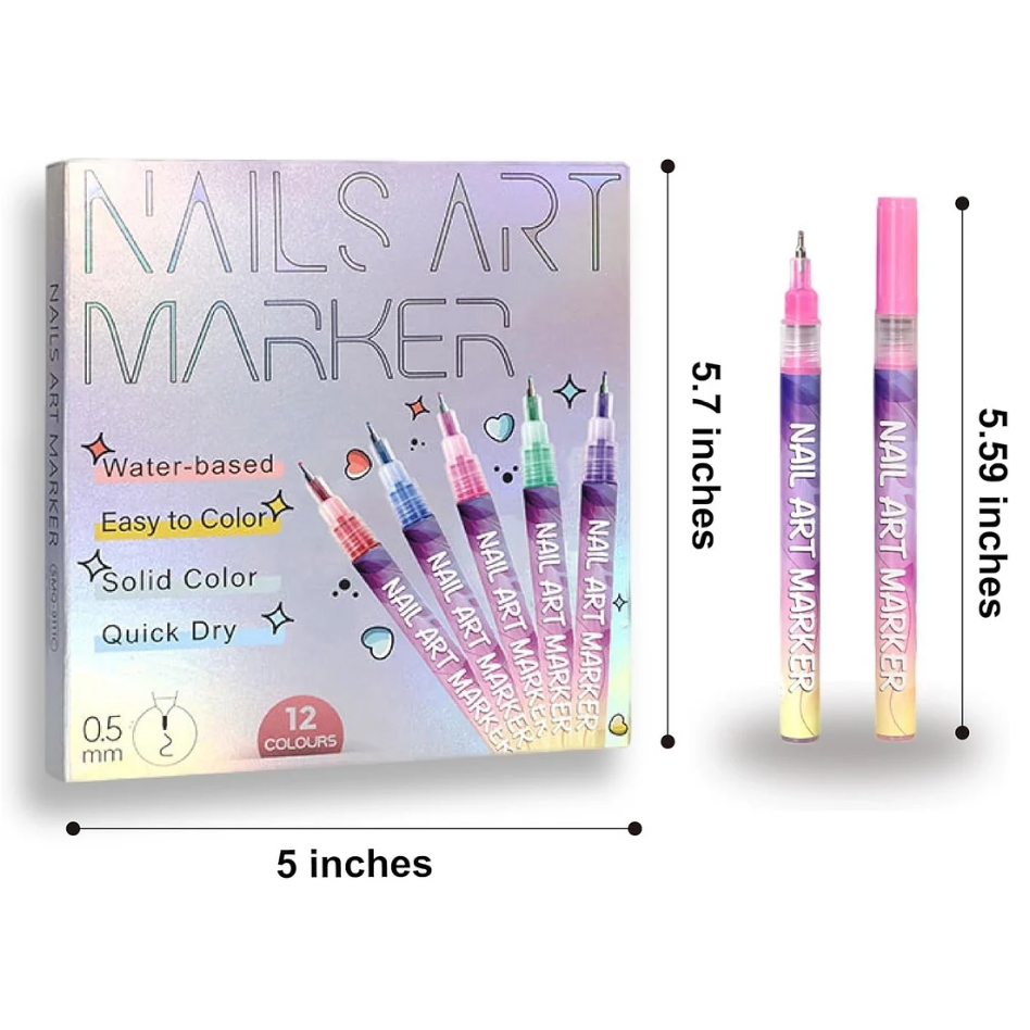 🎁Today's Specials⏳12 Colors Nail Art Pens Set