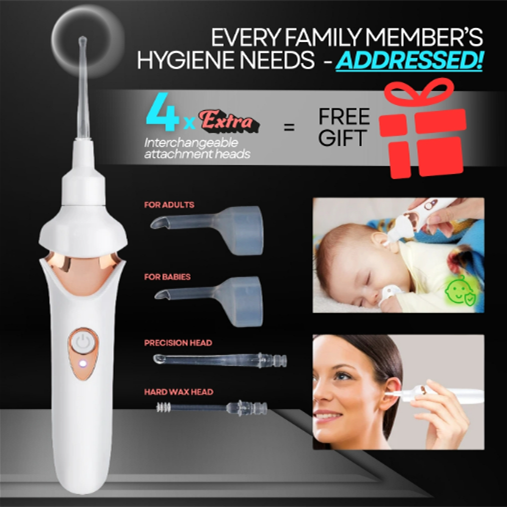🔥Hot Sale🔥 Earwax Vacuum – Safe & Painless Ear Cleaning for the Whole Family