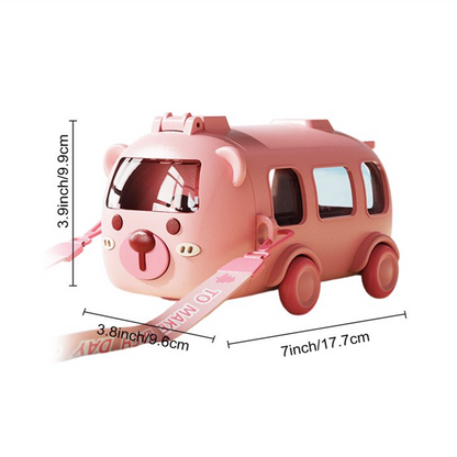 💥 Hot Sale 🌟 500ml bus water bottle with detachable straw