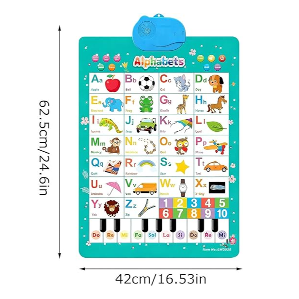 ⏰ Super Discount 🌟  Children's interactive talking wall chart