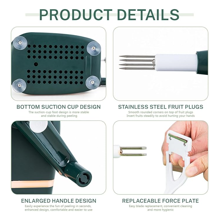 🔥 LAST DAY 50%OFF 🔥 Hand-cranked peeler and dicer