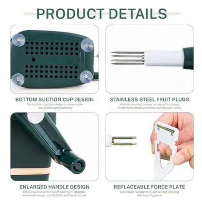 🔥 LAST DAY 50%OFF 🔥 Hand-cranked peeler and dicer