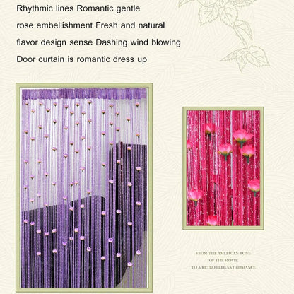 ⏰ Today's Specials ✨ Rose Flower Door Curtain Partition Line