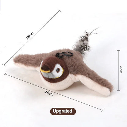 💥 Hot Sale 🐦 Interactive Flapping Bird Cat Toy