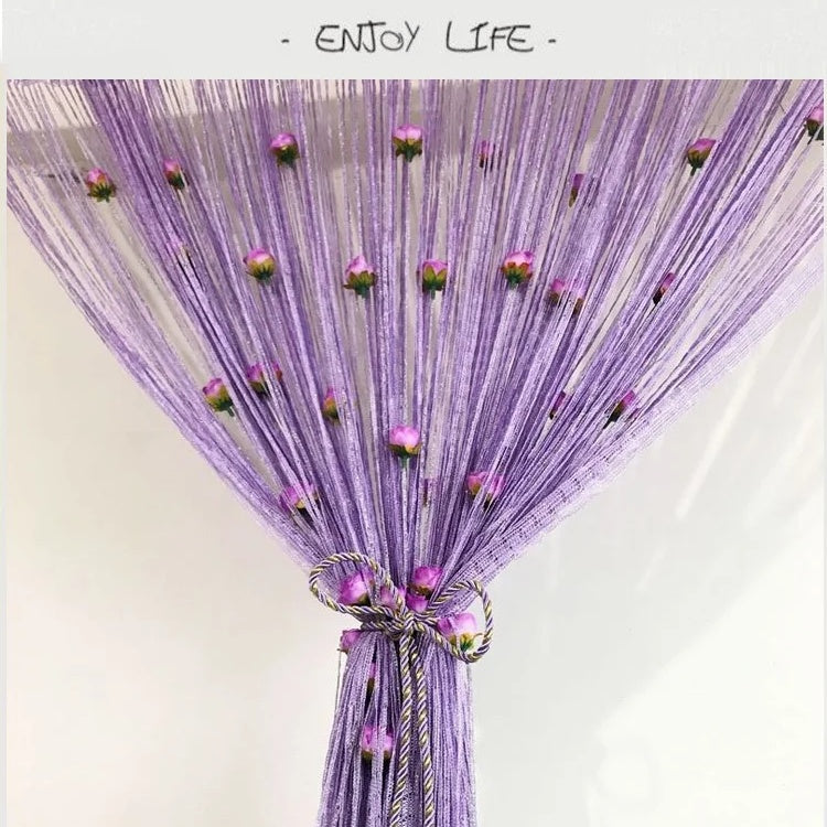 ⏰ Today's Specials ✨ Rose Flower Door Curtain Partition Line