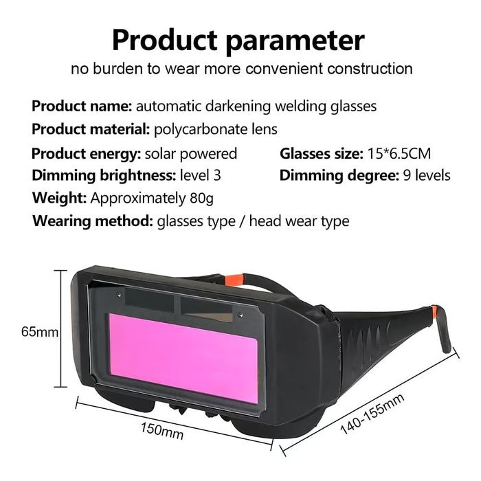 ⏰ Super Discount 🌟 Auto Dimming Welding Glasses
