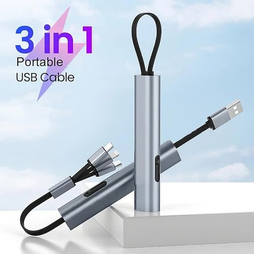 ⏰ Limited-Time Special Price ✨ 3-in-1 Fast Charging Cable