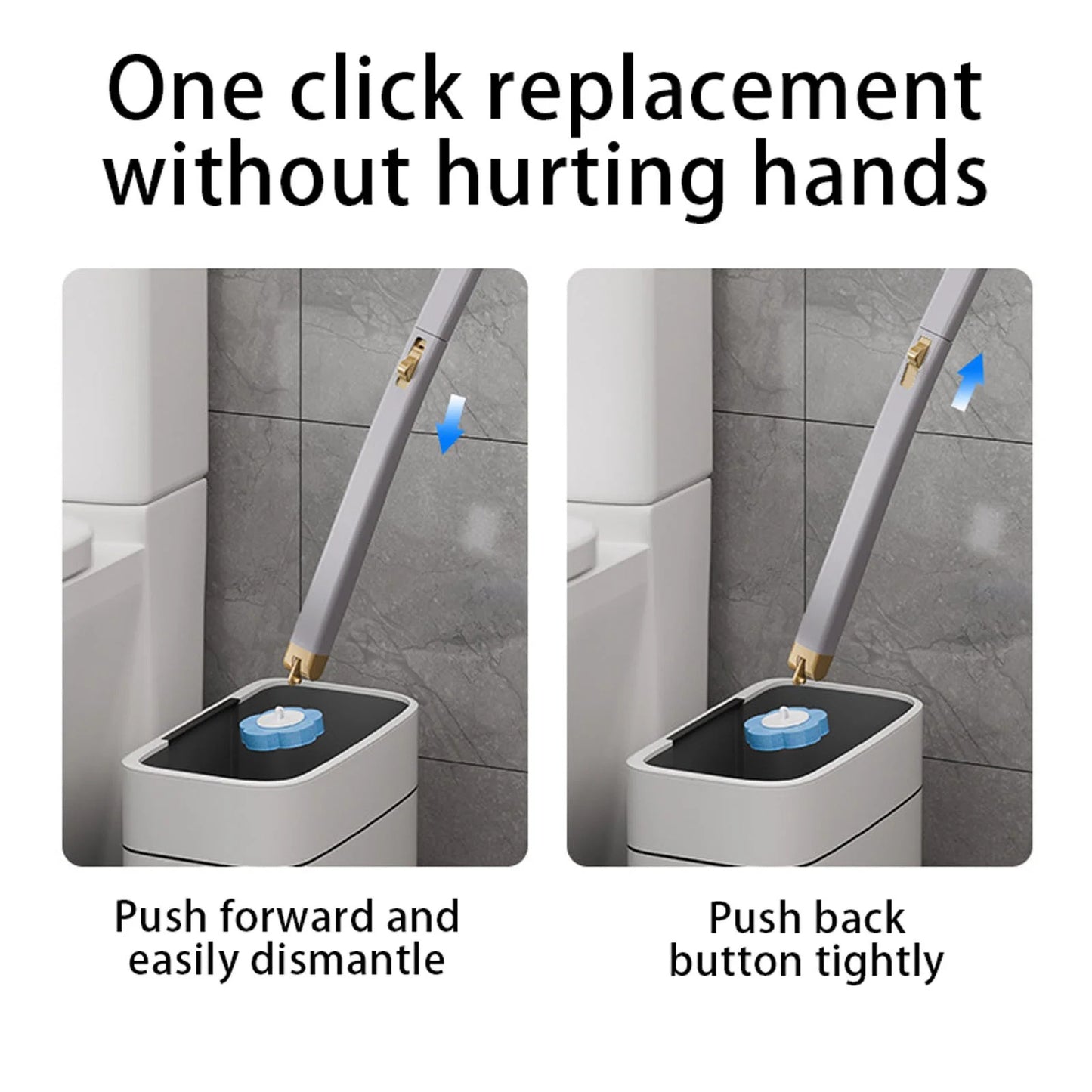 💥 New for 2025 💕 Wall-Mounted Innovative Toilet Brush Set 🚽