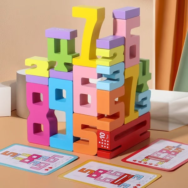 💥 New for 2025 🎁 Wooden number blocks
