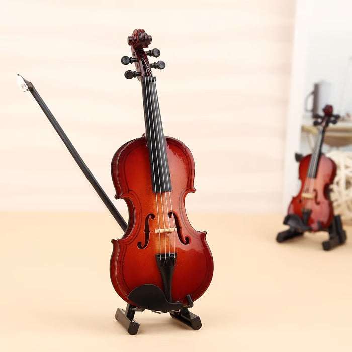 💥 The Best Gift 🎁 Playable Tiny Violin Figurine